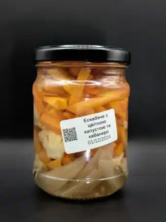 Ескабече з цвітною капустою та хабанеро – мексиканський маринад